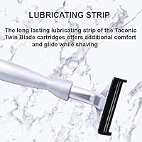 Taconic All-Metal Heavyweight Chrome Razor with 10 Pivot Plus Blades — image 2