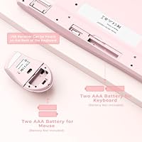 PEIOUS Wireless Ergonomic Keyboard and Mouse Combo — image 2