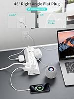 HOPOW Surge Protector Power Strip with 12 AC Outlets & 4 USB Ports — image 6