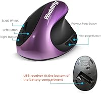 Woddlffy Ergonomic Vertical Wireless Mouse — image 4