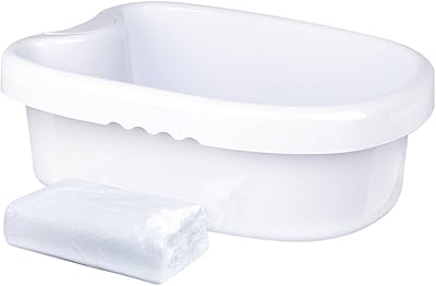 LeCuag Ionic Bath Foot Basin with 100 Liners
