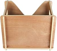 Warm Stylus Vinyl Record Storage Crate, 15 x 12 Inches — image 3