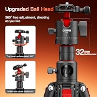 COMAN KX3939Mini-A32 72-inch Camera Tripod with Monopod — image 2