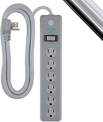 GE 6-Outlet Surge Protector 800 Joules