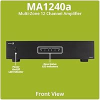 Dayton Audio MA1240a Multi-Zone 12 Channel Amplifier — image 3