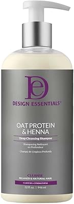 Design Essentials Oat Protein & Henna Deep Cleansing Shampoo, 32 Oz