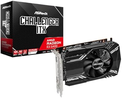 ASRock Radeon RX 6400 Challenger ITX 4GB GDDR6