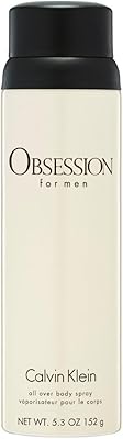 Calvin Klein Obsession All Over Body Spray for Men 5.3oz