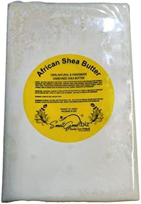 SmellGood Purest Ivory Unrefined African Shea Butter 5lbs