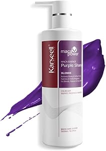 Karseell Purple Shampoo 16.90 oz for Blonde Silver Gray Hair Review