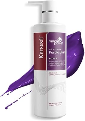Karseell Purple Shampoo 16.90 oz for Blonde Silver Gray Hair