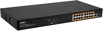 BV-Tech 16 Ports PoE+ Switch 230W