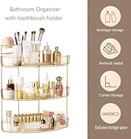 FELIZHOUSE 3-Tier Makeup Organizer - Amber — image 5