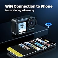 DuaFcoh 4K60FPS WiFi Action Camera 64MP — image 5