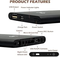 MINGYY Power Bank Camera G1 1080P HD Mini Camera with Night Vision and 5000mAh Battery — image 7