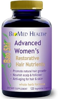 BioMed Health Hair Growth Vitamins for Women 120ct Capsules