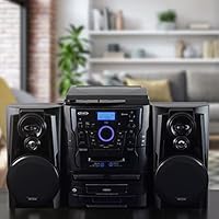 Jensen JMC-1250 Bluetooth 3-Speed Stereo Turntable — image 5