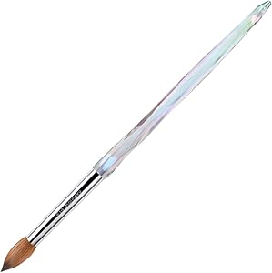 MakarttPro Kolinsky Crimped Acrylic Nail Brush #14 Review