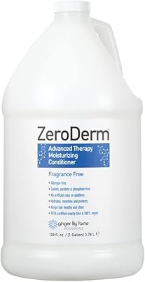 Ginger Lily Farms Botanicals ZeroDerm Advanced Therapy Moisturizing Conditioner, 128 Fl Oz