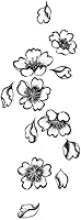 Inkbox Falling Blossoms Temporary Tattoo, 5 x 2 in — image 3