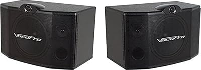 VocoPro SV-500 10″ 3-Way Vocal Speaker Pair