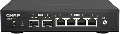 QNAP QSW-2104-2S-A-US 2.5GbE & 10G SFP+ Network Switch