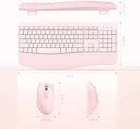 PEIOUS Wireless Ergonomic Keyboard and Mouse Combo — image 4