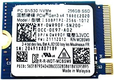 Western Digital PC SN530 256GB M.2 NVMe SSD