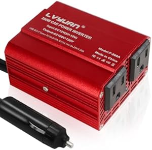 LVYUAN 200W Power Inverter 12V DC to 110V AC