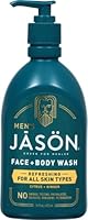 Jason Men's Refreshing 2-in-1 Face & Body Wash, 16 oz — image 2