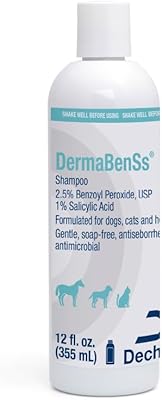 DermaBenSs Shampoo for Dogs, Cats, and Horses 12oz