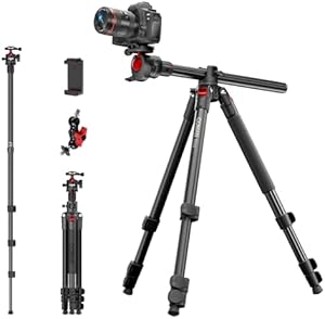 COMAN KX3939Mini-A32 72-inch Camera Tripod with Monopod