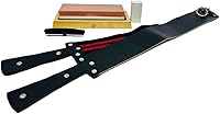 G.B.S Premium Whetstone Sharpening Stone & Leather Strop — image 1