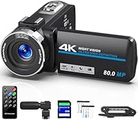 Peryoua V108 4K Camcorder Video Camera — image 1