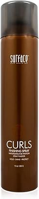 Surface Hair Curls Finishing Spray with Babassu Oil, 10oz