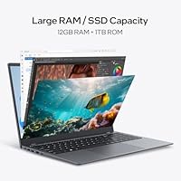 UOWAMOU BTC512 Laptop, 15.6-inch, Intel N95, 12GB RAM, 1TB SSD — image 4