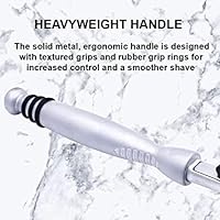 Taconic All-Metal Heavyweight Chrome Razor with 10 Pivot Plus Blades — image 4