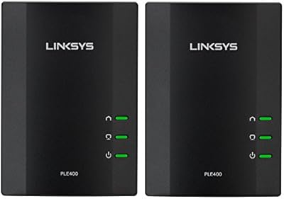 Linksys Powerline AV 1-Port Network Adapter Kit (PLEK400)