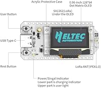 MakerFocus ESP32 LoRa V3 Development Board — image 3