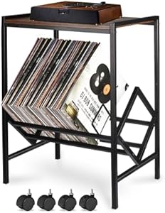 DACK Record Player Stand with Storage