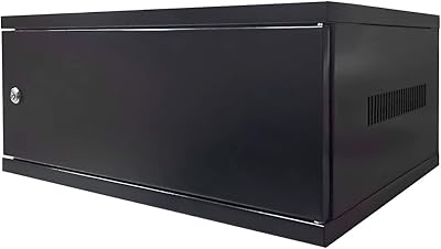 Electriduct 4U Wall Mount Rack Enclosure Network Cabinet