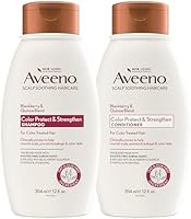 Aveeno Color Protect & Strengthen+ Shampoo & Conditioner Set, 12 Fl Oz — image 1