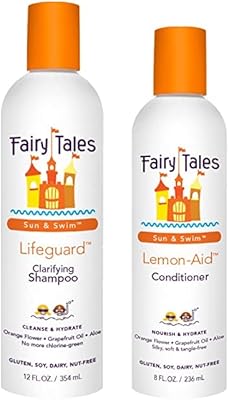 Fairy Tales Swim Shampoo 12oz and Conditioner 8oz for Kids