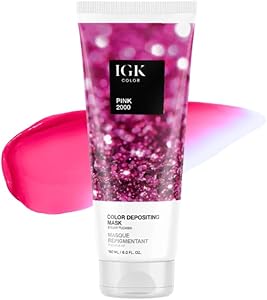 IGK Hair Gloss Toner & Color Depositing Mask Pink 2000 Review