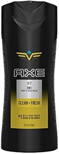 AXE 2 in 1 Body Wash and Shampoo for Men, Jet, 16 oz Review