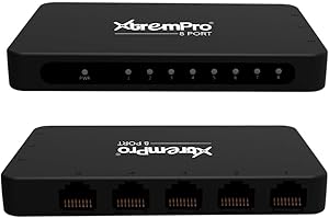 XtremPro 8-Port USB Powered Ethernet Switch Hub