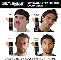 Gentlehomme Men's Concealer Stick with Brush, Medium Light — image 4
