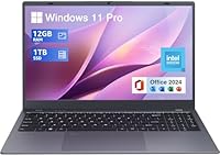 UOWAMOU BTC512 Laptop, 15.6-inch, Intel N95, 12GB RAM, 1TB SSD — image 1