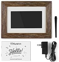 Aluratek 7″ Distressed Wood Digital Photo Frame — image 3