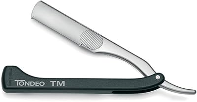 Tondeo Silver Vintage Straight Razor - 10 Blades